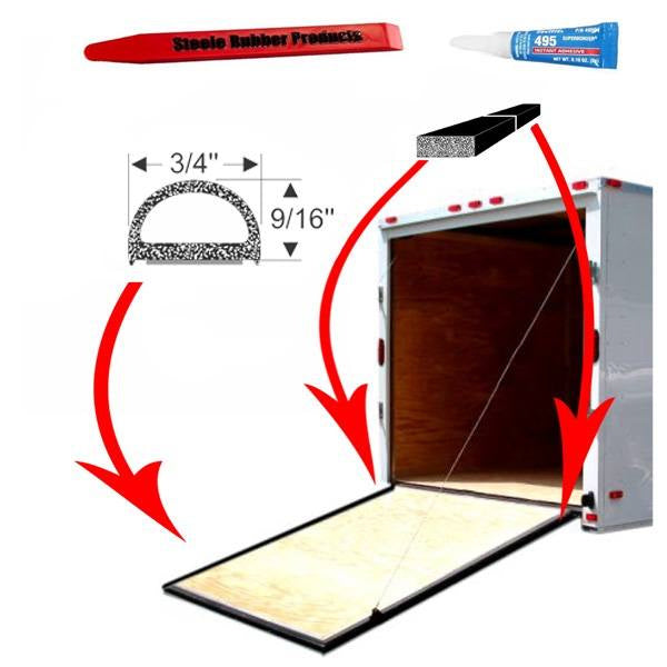 Ramp Gate Kit - Large Hollow Half Round