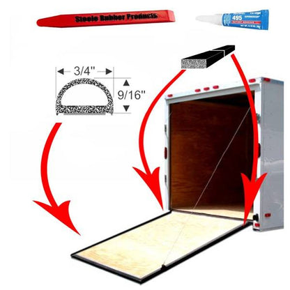 Ramp Gate Kit - Large Hollow Half Round