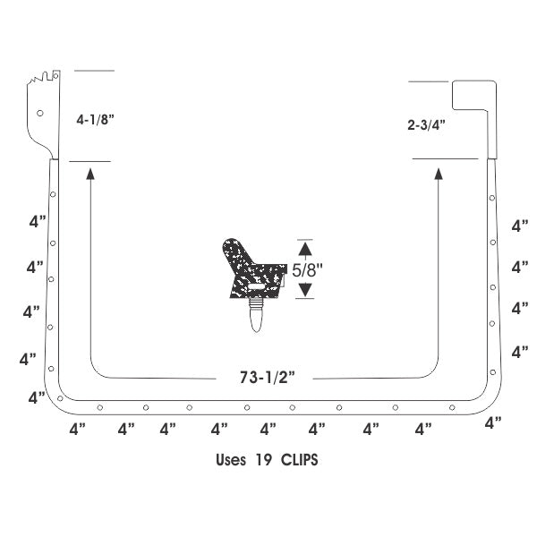 Rear Door Weatherstrips