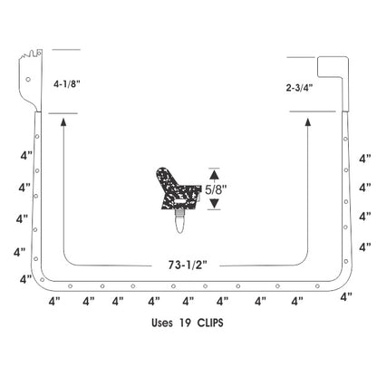Rear Door Weatherstrips