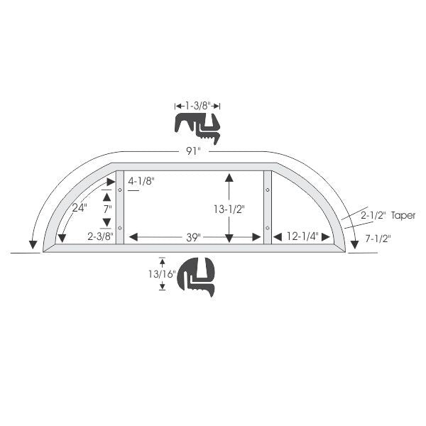 Rear Window Gasket
