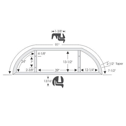 Rear Window Gasket