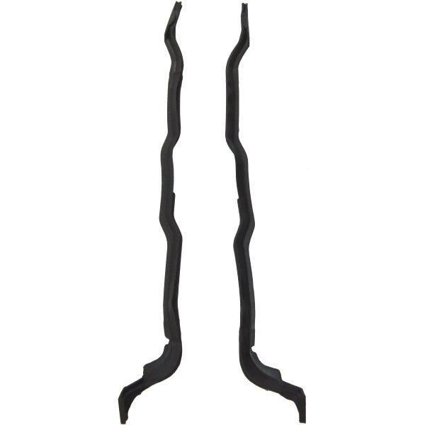 Hinge post weatherstrip