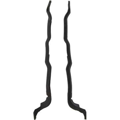 Hinge post weatherstrip