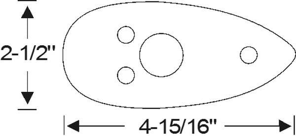 Taillight Mounting Pad