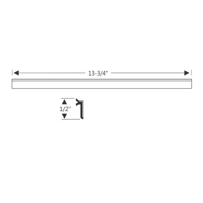 Front Door Vent Window Weatherstrip Set