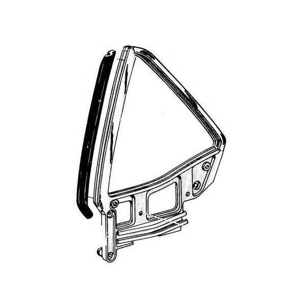Quarter Window Vertical Leading Edge