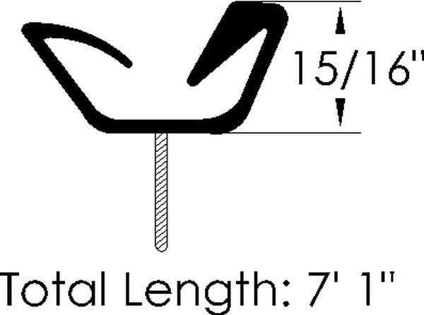 Tailgate Glass Run Channel