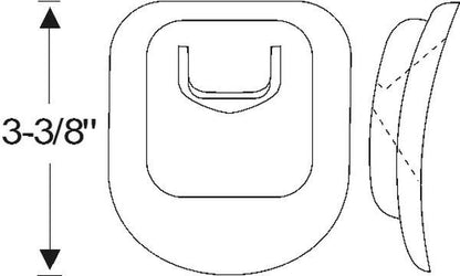 Rear Spare Wheel Carrier Seal