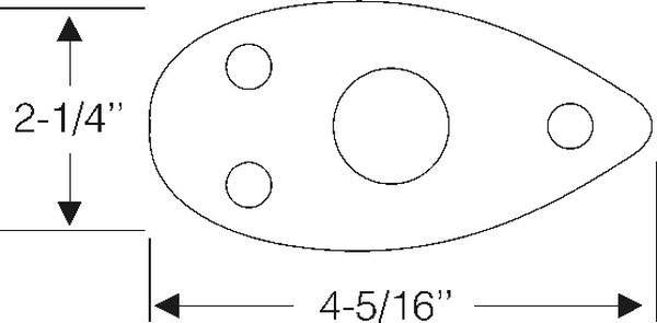 Taillight Mounting Pad