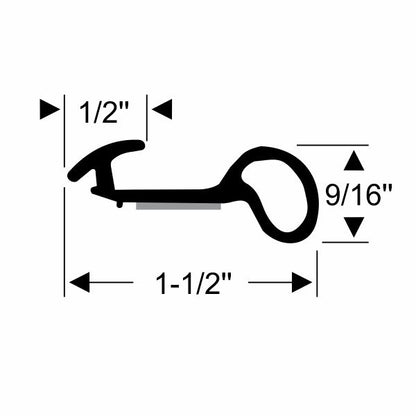 Auxiliary Door to Body Weatherstrip