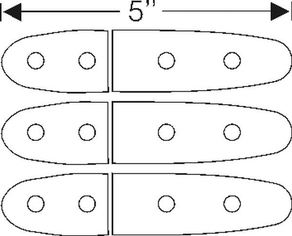 Trunk Hinge Mounting Pad