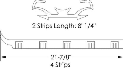 Window Felt and Run Channel Set