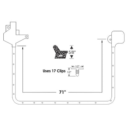 Rear Door Weatherstrips