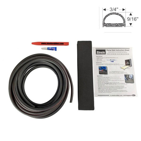 Ramp Gate Kit - Large Hollow Half Round