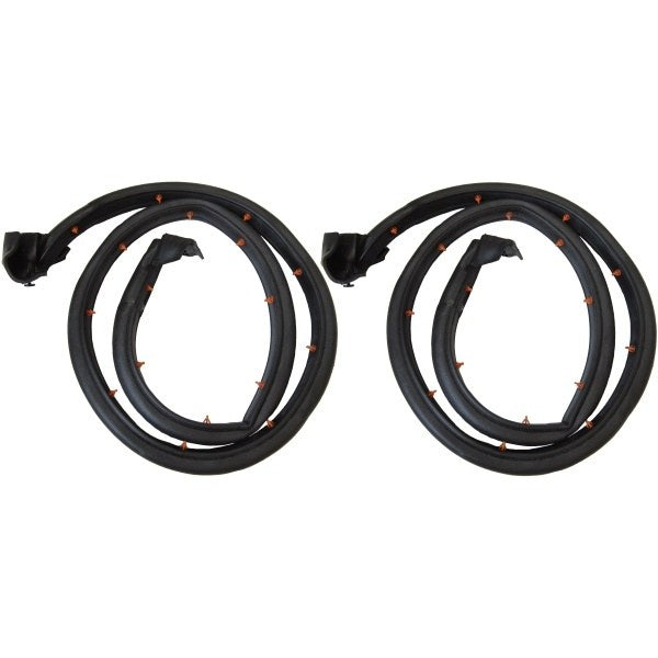 Front Half-Door Weatherstrips, Left and Right