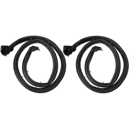 Front Half-Door Weatherstrips, Left and Right