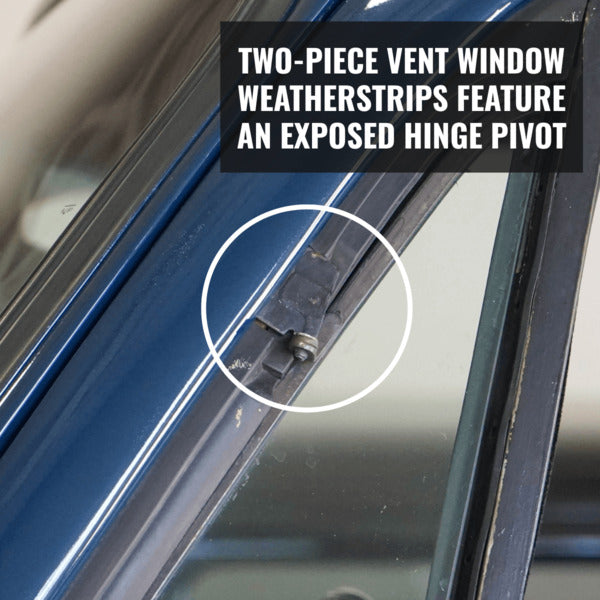 Front Door Vent Window Weatherstrip Set