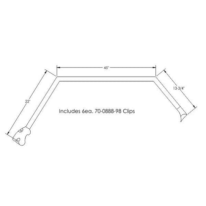 Hardtop Roof Rail Weatherstrips