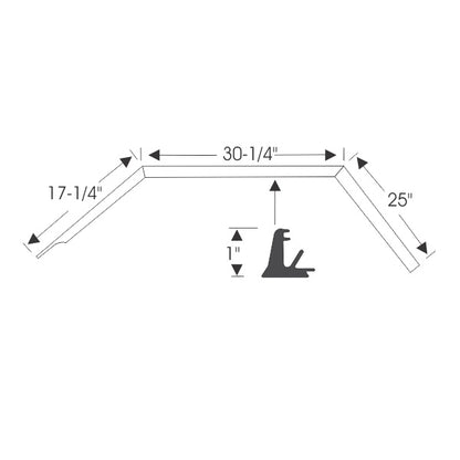 Hardtop Roof Rail Weatherstrips
