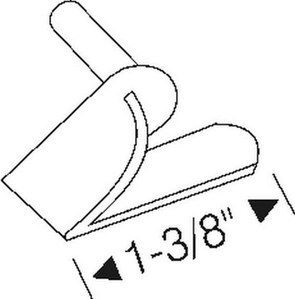 Door, End Cap Upper Weatherstrip