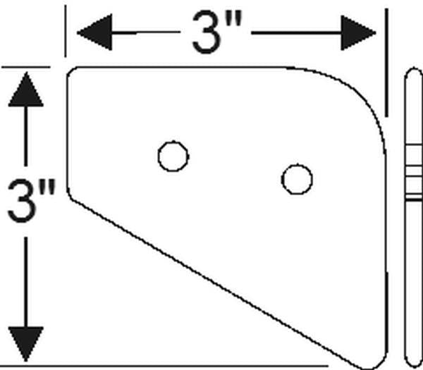 Front Fender Center Pad