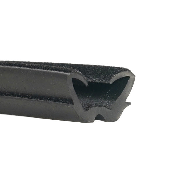 Unbeaded Rubber Run Channel