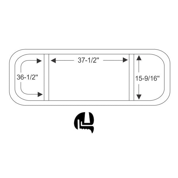Rear Window Gasket