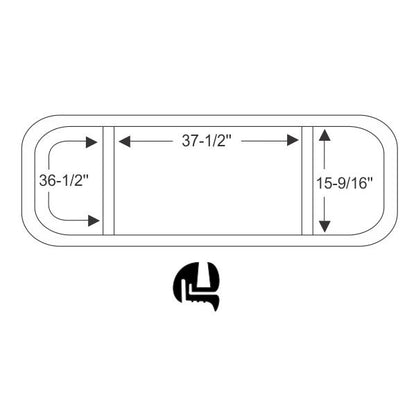 Rear Window Gasket