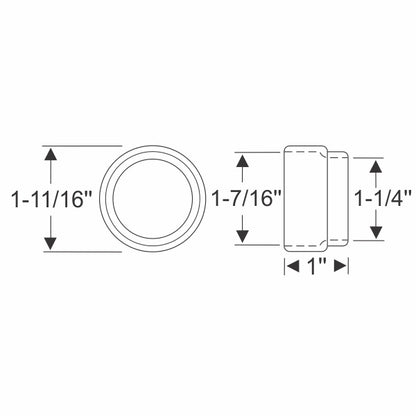 Front Suspension Lower Control Arm Bushing Dust Seals Set