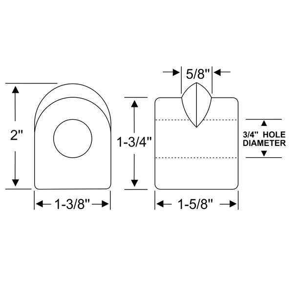 Front Stabilizer Bar To Frame Bushings