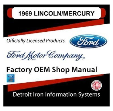 1969 Lincoln Factory Shop Manual, CD