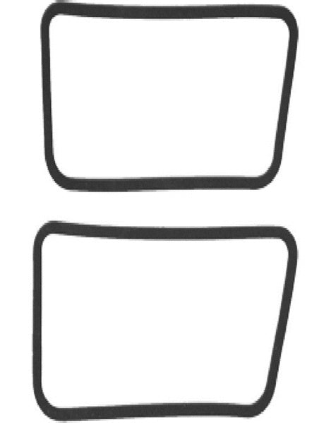 Fog light lens gasket