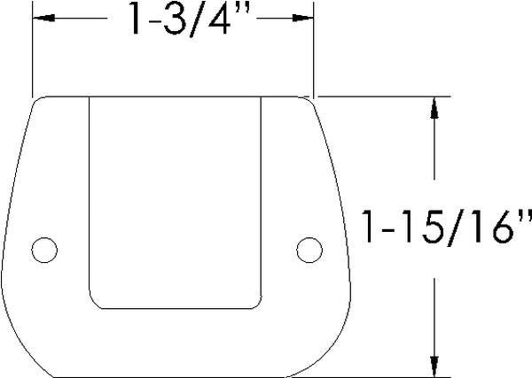 Rear Door Lock Pillar Filler