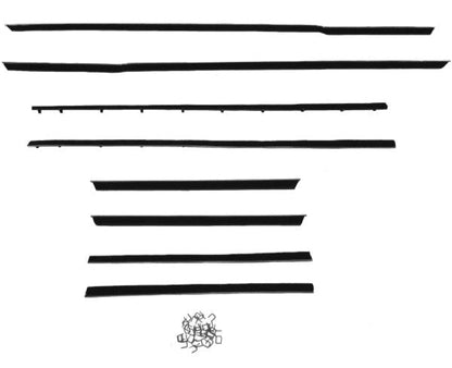 Beltline Window "Sweeper" Set - For 1965-1968 Chrysler, Plymouth, and Dodge C-Body Convertibles