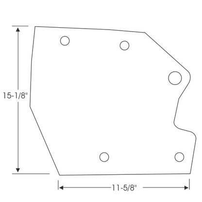 Front Frame Splash / Dust Shield Fillers