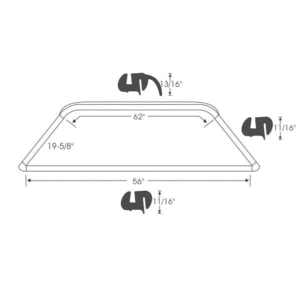 Rear Window Gasket