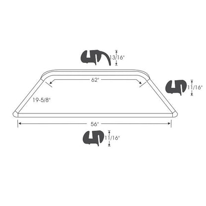 Rear Window Gasket