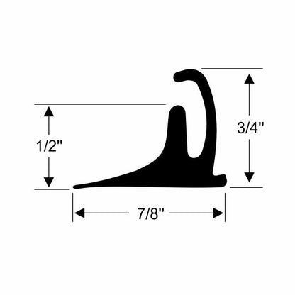 Fender Skirt Edge Weatherstrip