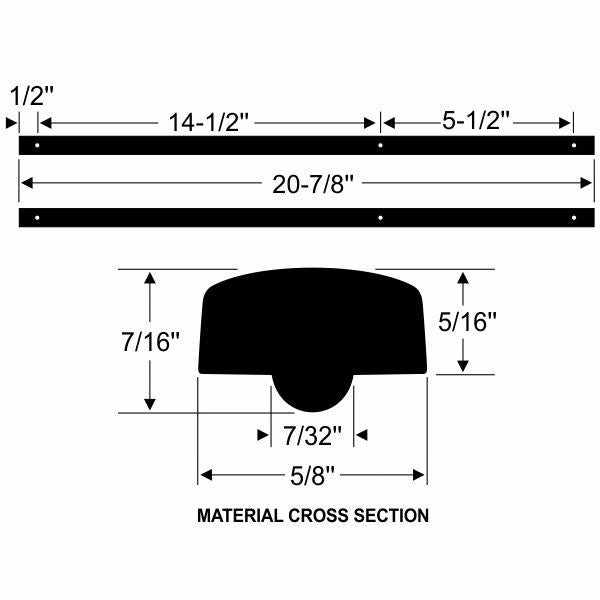 Hood To Cowl Weatherstrips