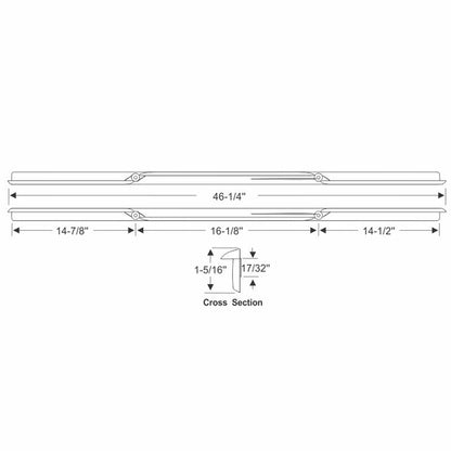 Rear Quarter Vent Window Weatherstrips