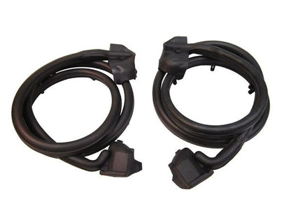 Front Half-Door Weatherstrips, Left and Right