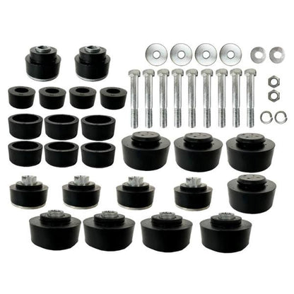 Body Mounts and Hardware Set - Convertible