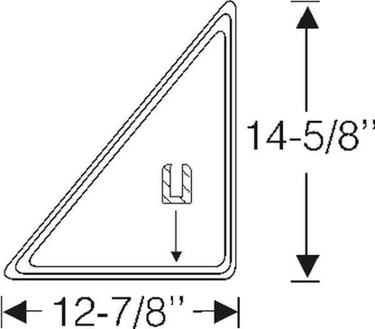 Rear Quarter Stationary Window Weatherstrips
