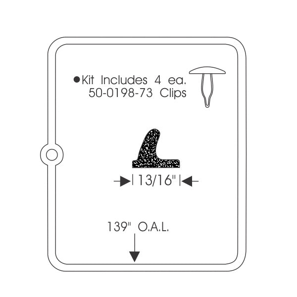 Rear Door Weatherstrips
