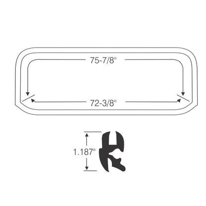 Rear Window Gasket Set