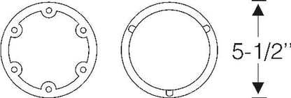 Fog light gasket