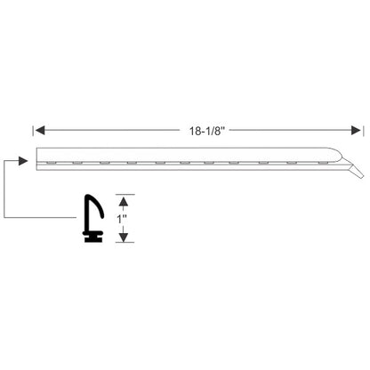 Side Window Vertical Leading Edge Weatherstrips