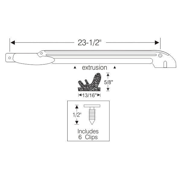 Hinge Pillar Weatherstrips