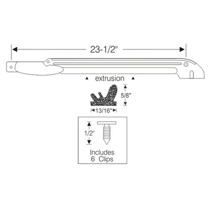 Hinge Pillar Weatherstrips